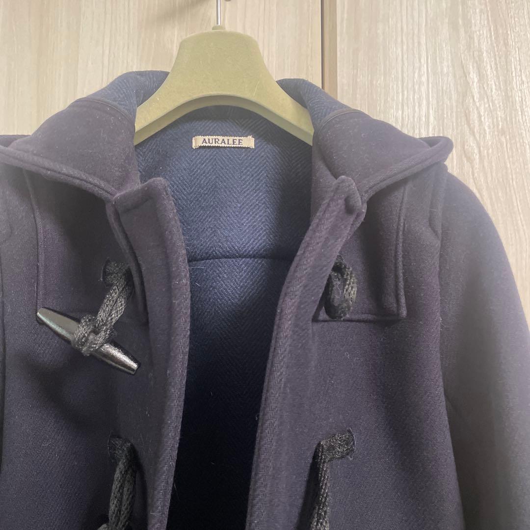 AURALEE（オーラリー）ネイビー ダッフルコート
