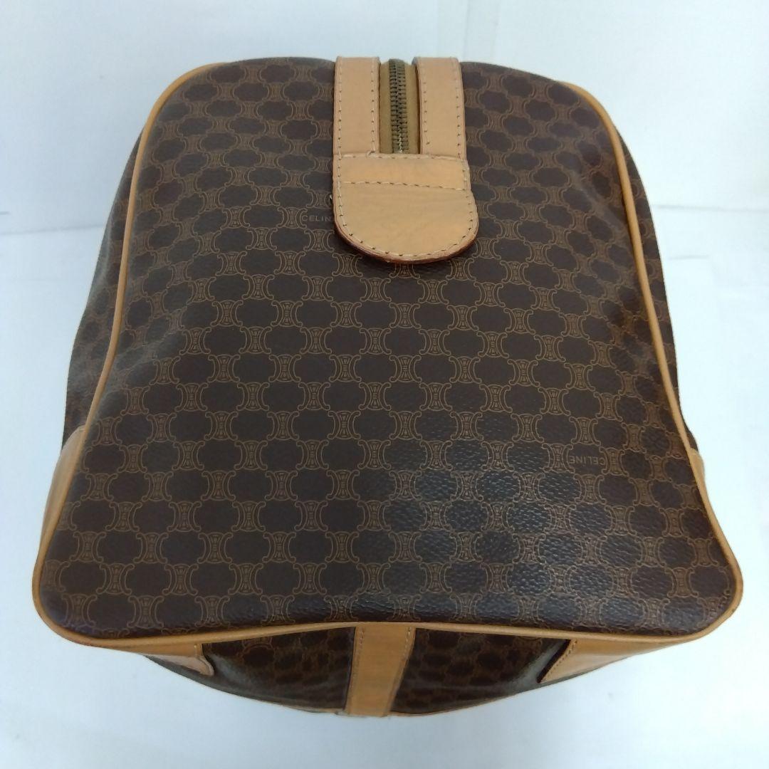 JP53 セリーヌ マカダム ボストンバッグ カデナ&クロシェット付き キー2本