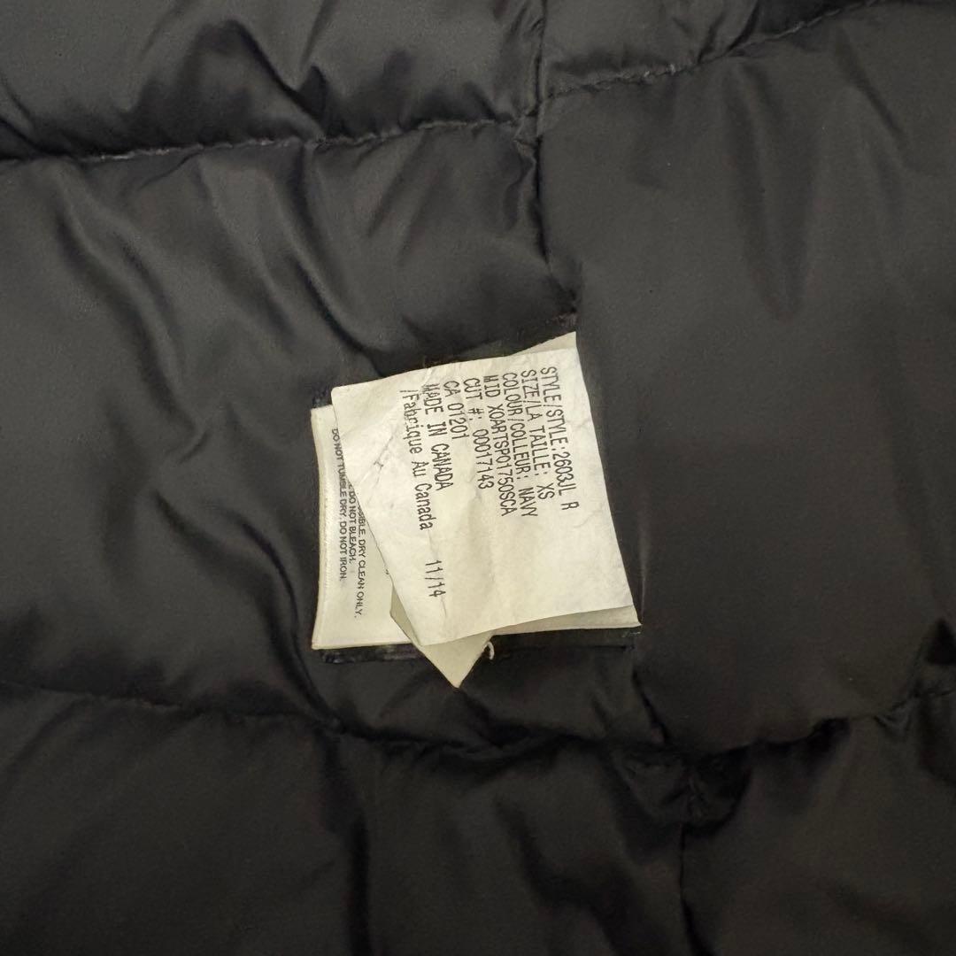 【極美品】 カナダグース　ブロンテ　ダウン　ネイビー