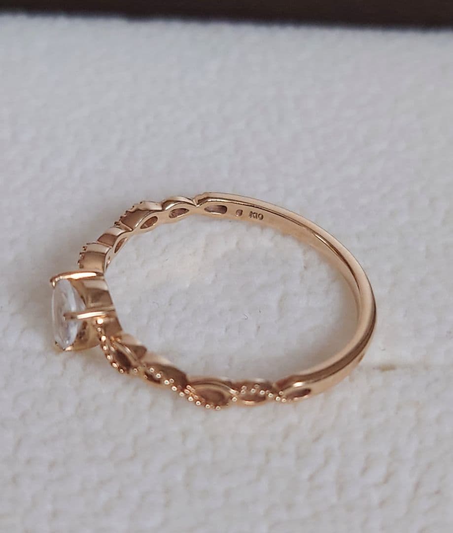 「うさ」エステール K10 ブルームーンストーン リング