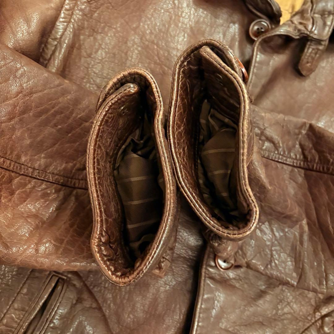 vintege J.S. steadカウハイドレザージャケット40siz