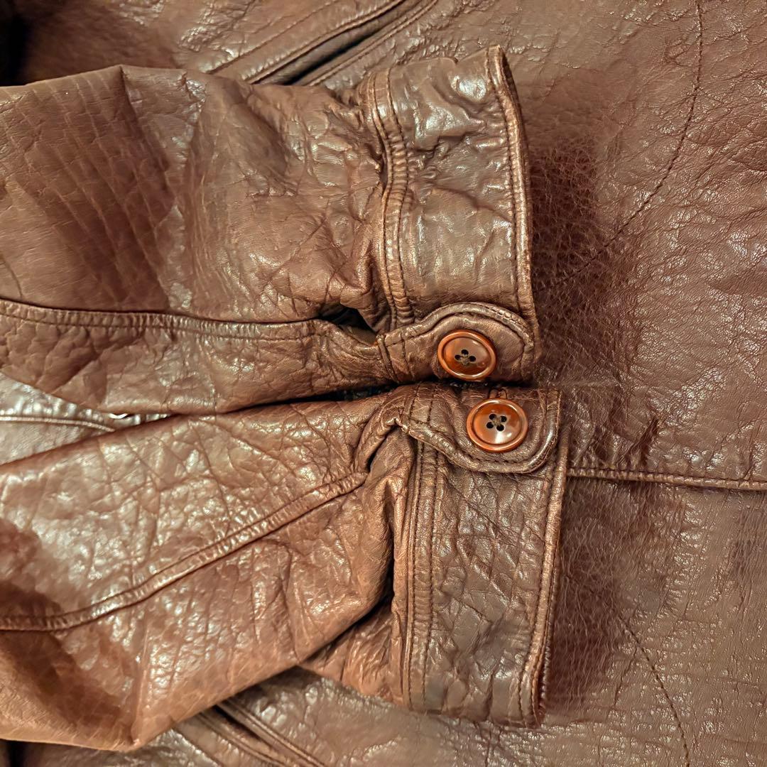 vintege J.S. steadカウハイドレザージャケット40siz