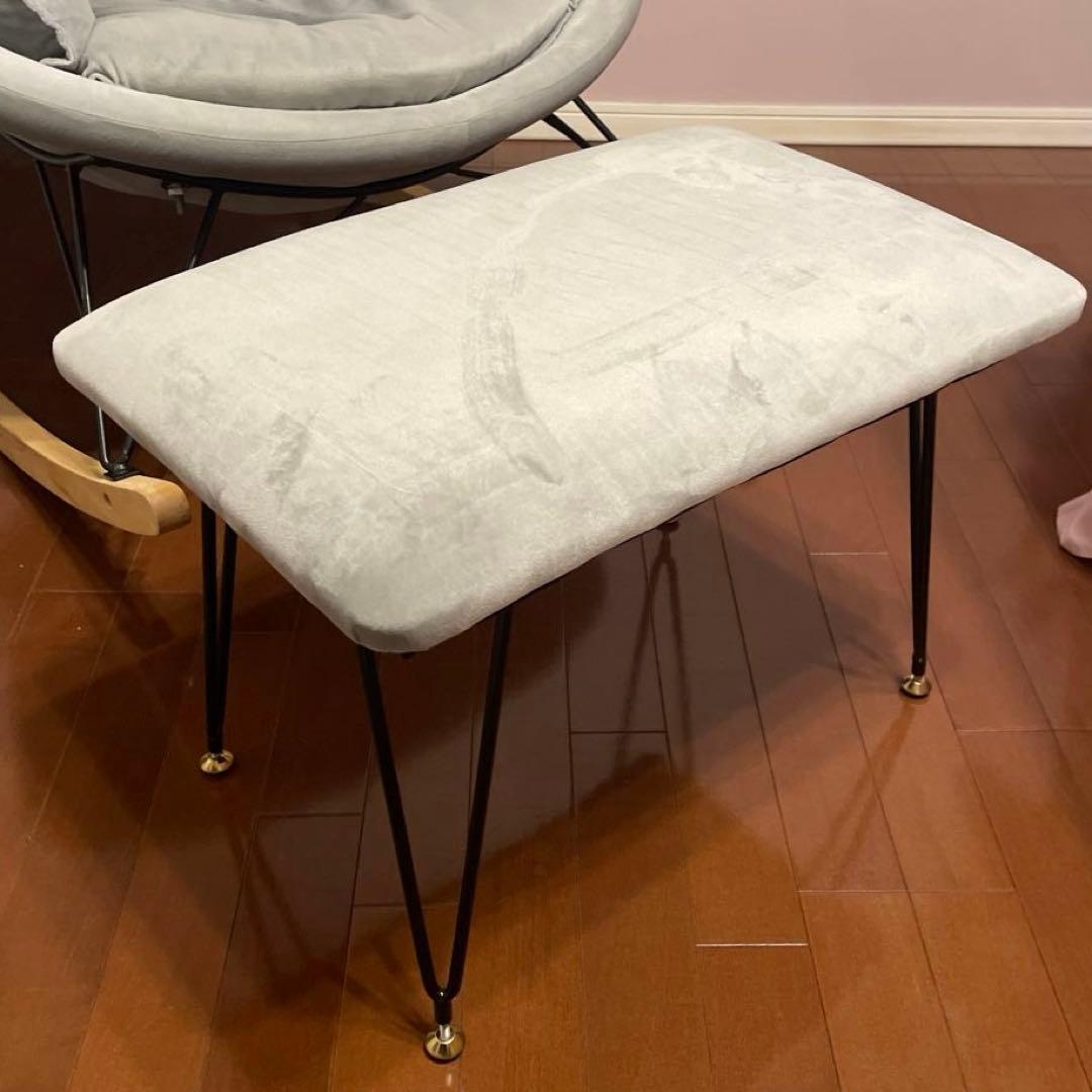 ロッキングチェア グレー