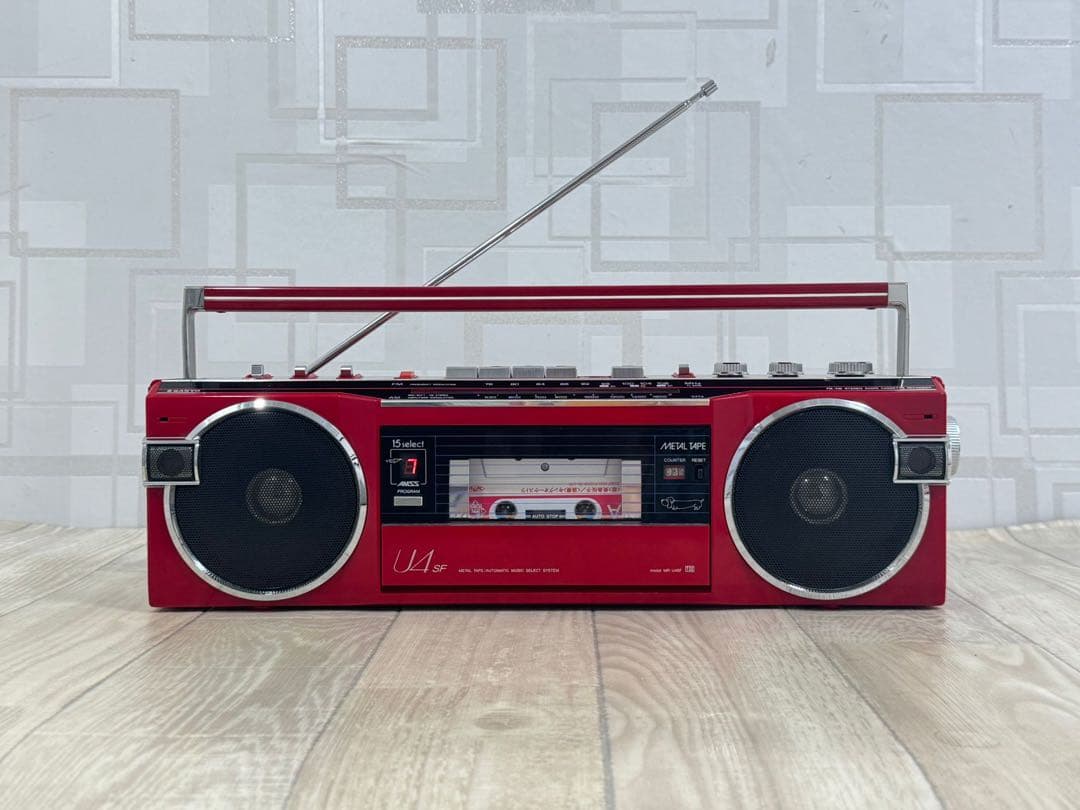 ヴィンテージ美品｜SANYO ラジカセMR-U4SF 昭和レトロ　ラジオ　動作品
