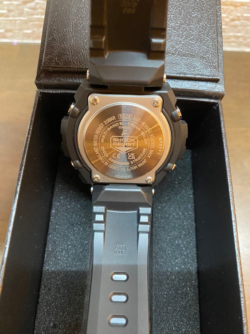 【極美品】G-SHOCK GST-W300G 1A9JF ゴールド 電波ソーラー