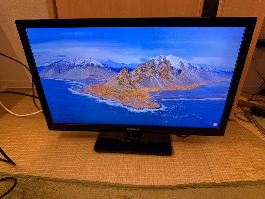 ハイセンス hisense 24型　テレビ HJ24K3120　17年製　映綺麗