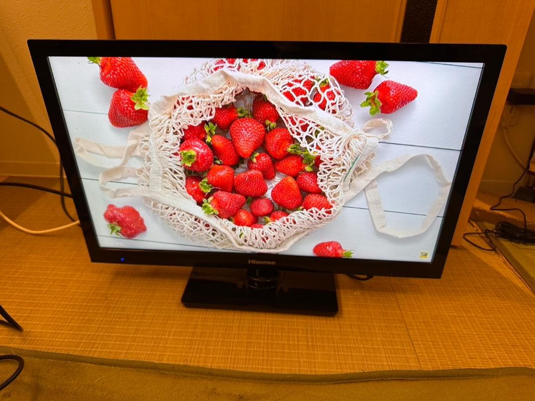 ハイセンス hisense 24型　テレビ HJ24K3120　17年製　映綺麗