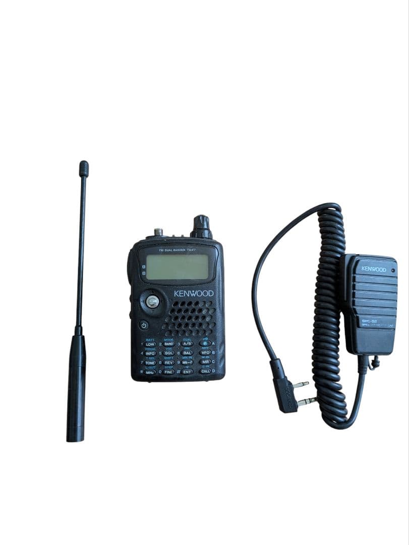 KENWOOD TH-F7トランシーバー SMC-32スピーカーマイクロホン