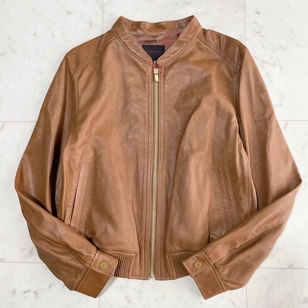 新品　TOMORROWLAND レザージャケット　ブルゾン　ラムレザー　羊革