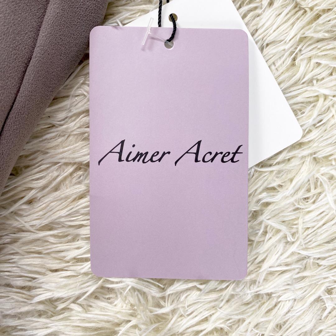 【未使用品】エメ ストレートパンツオールインワン パンツドレス 9 グレー