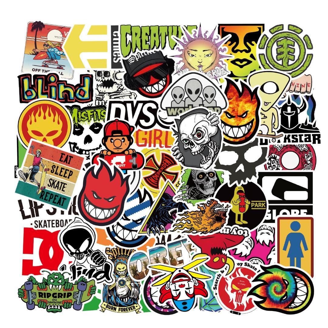 デッキテープ変更、ステッカー追加