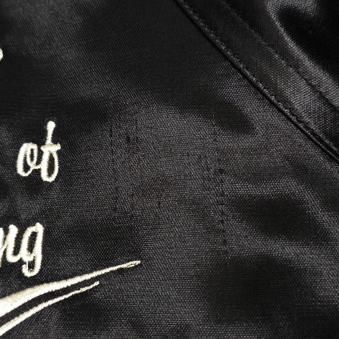 爆裂爛漫娘 サテン スカジャン 神輿 祭 和柄 F商会 バクレツ B-R-M 赤