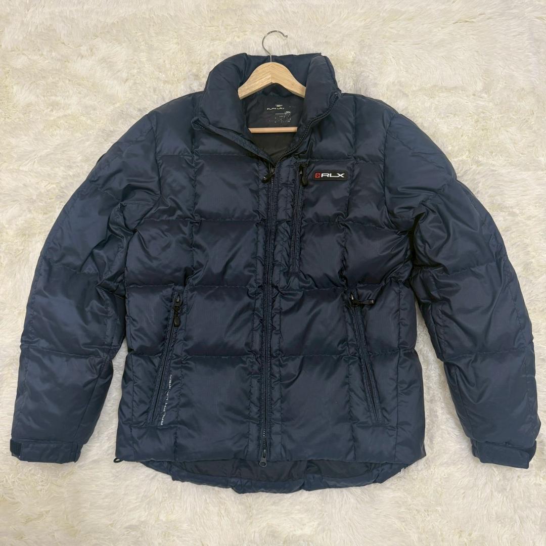ラルフローレン　RLX ネイビー ダウンジャケット 防水 Lサイズ