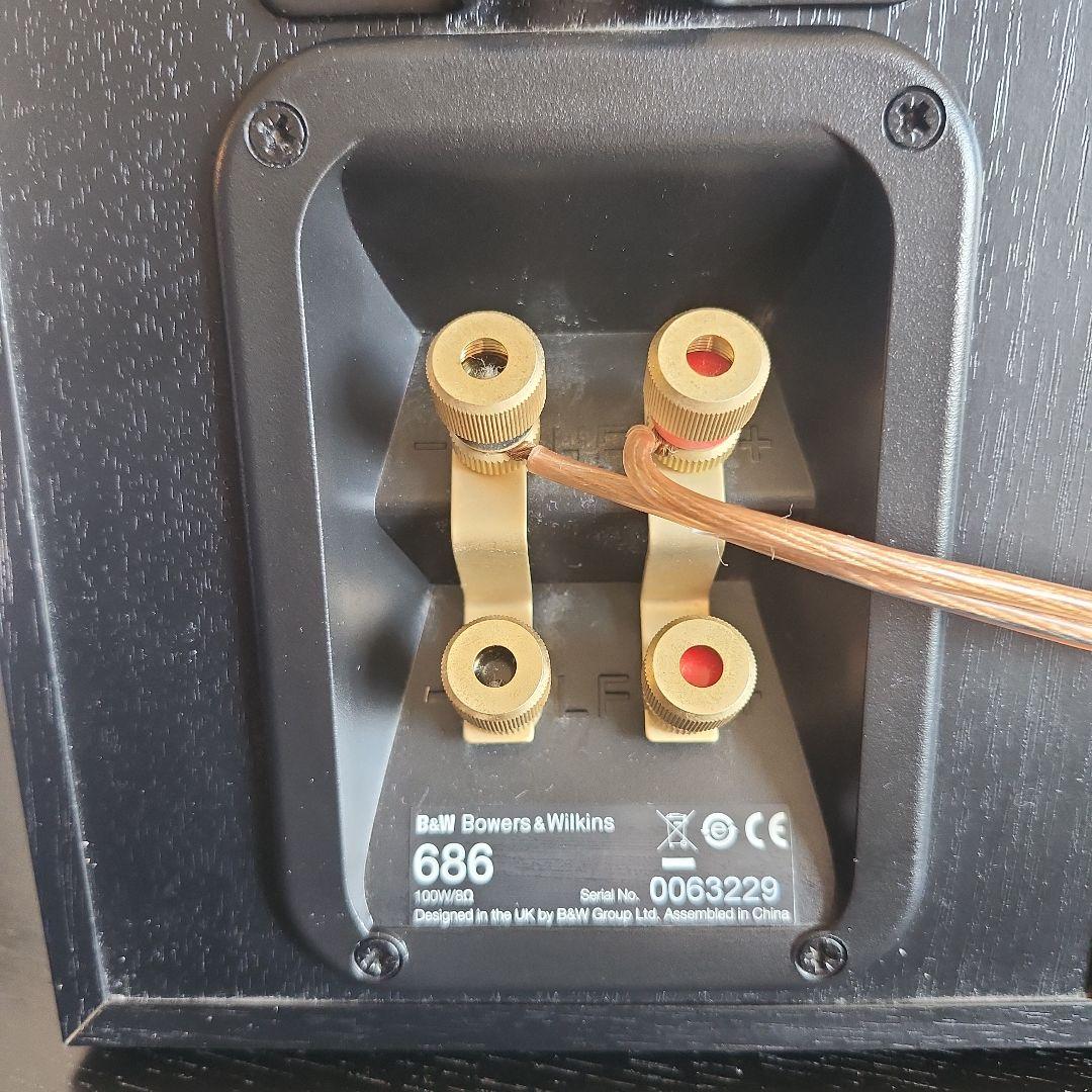 B&W 686　スピーカー　ペア