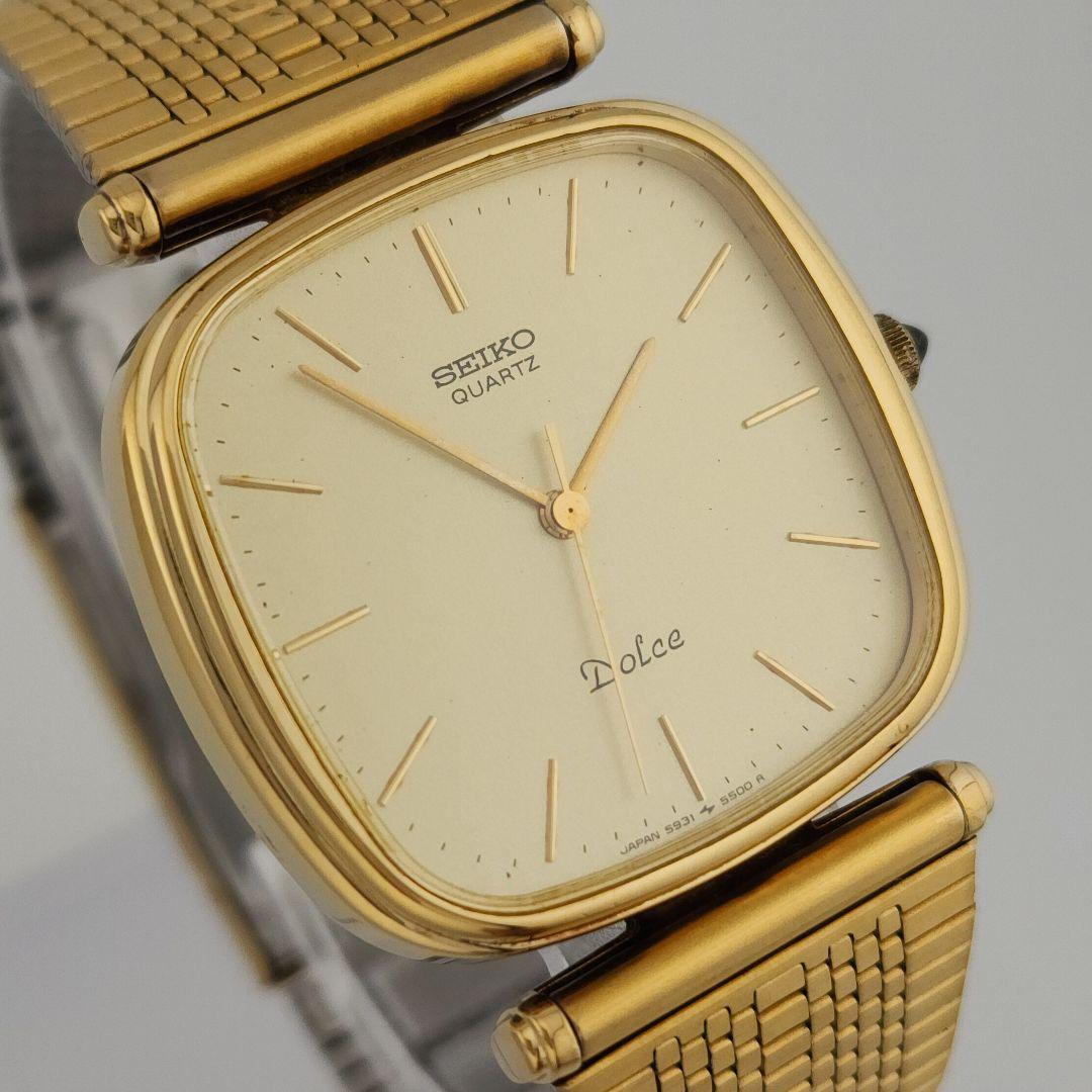 稼働 SEIKO Dolce 腕時計 ＳＧＰ３０ スクエア アンティーク