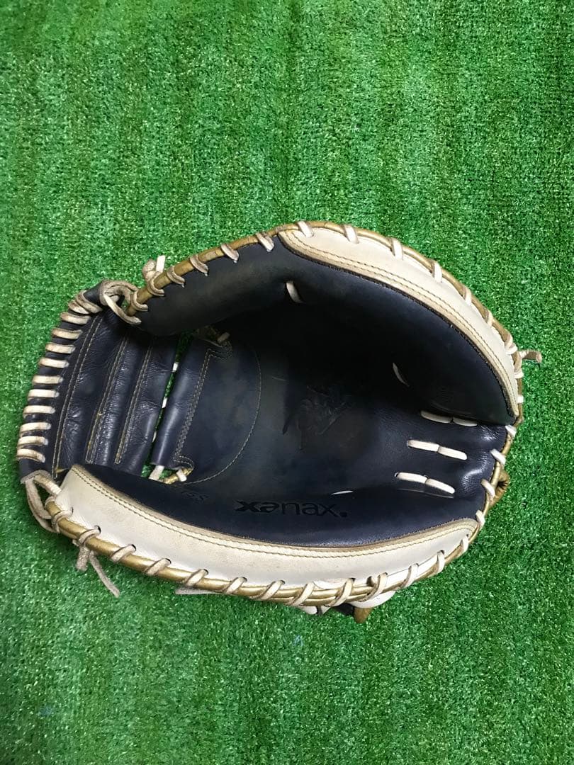 3424　ザナックス　軟式キャッチャーミット　型抜群！　即戦力！