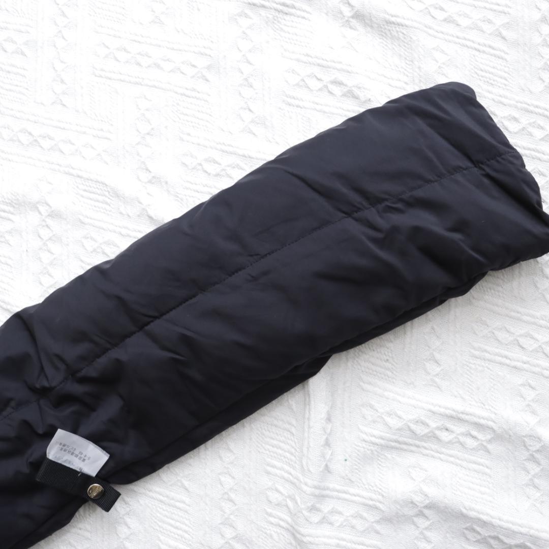 極美品！HERNO ダウン　ネックウォーマー　マフラー　ブラック　スヌード