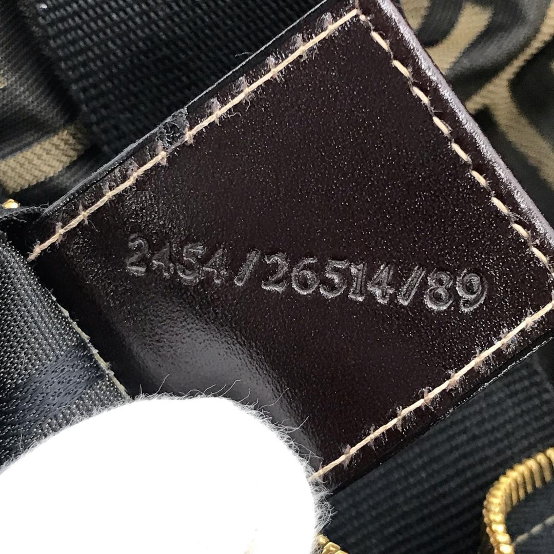 FENDI フェンディ ボストンバッグ 旅行カバン ズッカ柄 FFロゴ 大容量
