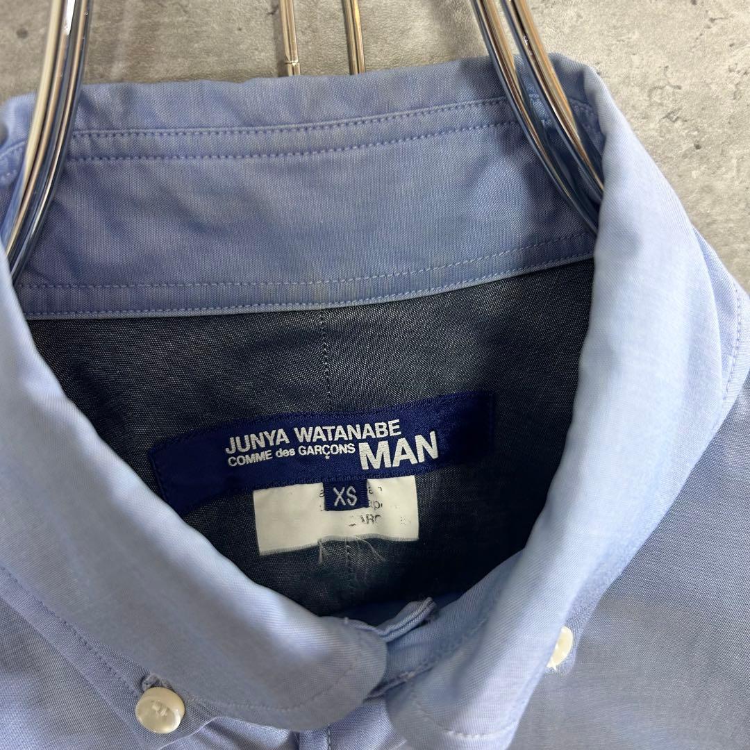 ジュンヤワタナベ コムデギャルソンマン パッチワーク シャツ XS 日本製