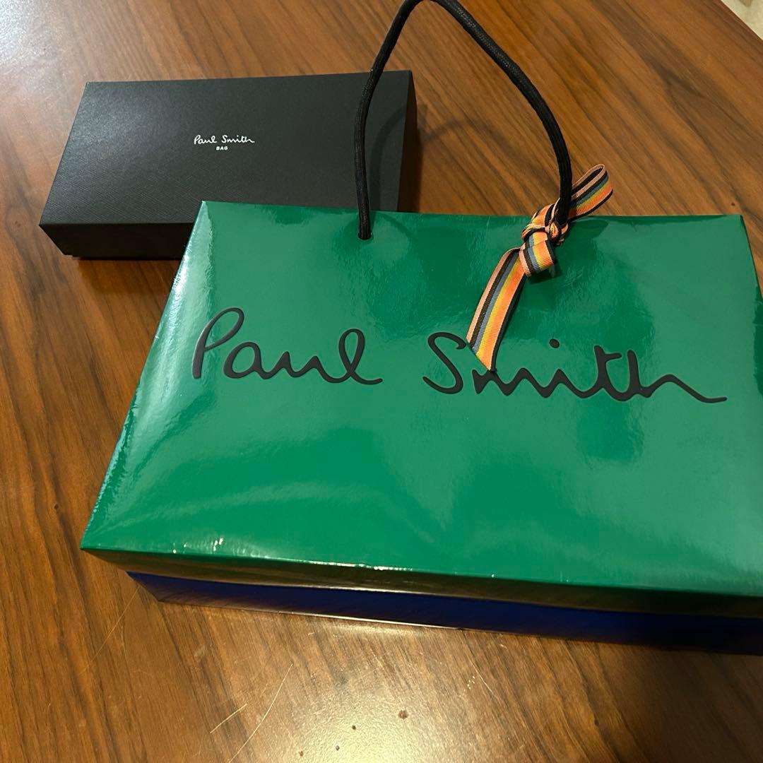 【美品】Paul Smith ポールスミス長財布 ブラック 牛革 未使用 箱付き