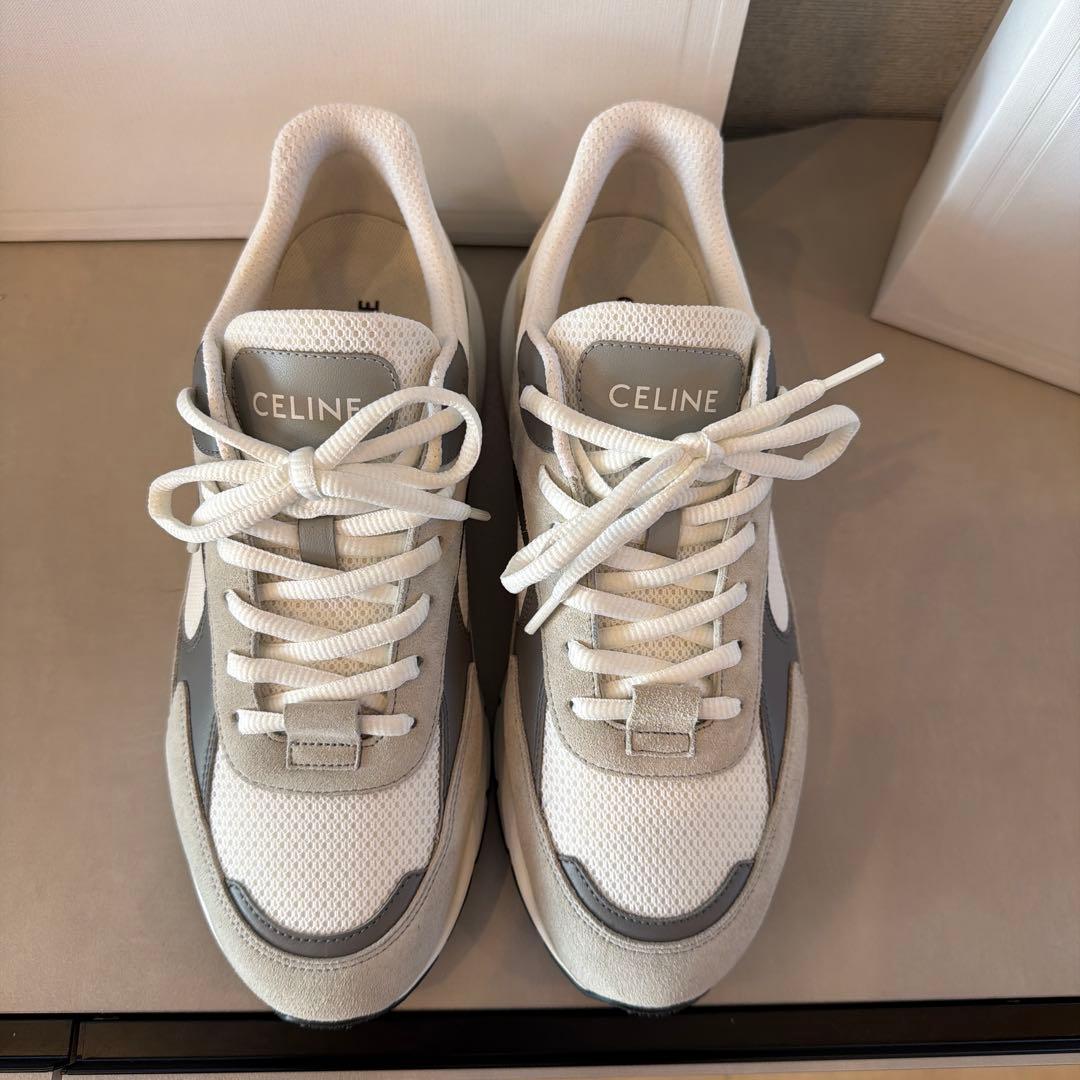 【未使用】2024年購入　正規保証タグ付き　セリーヌ　メンズ　スニーカー　42