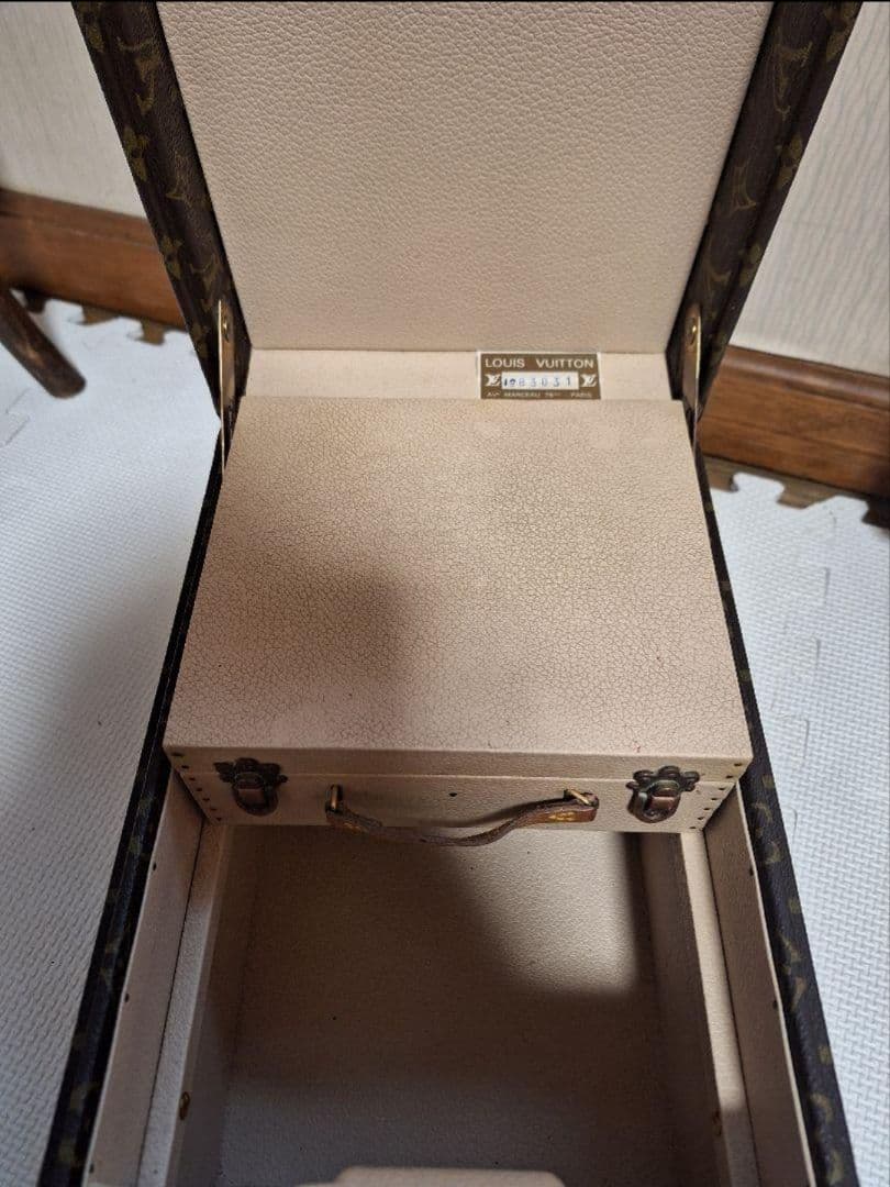 ルイヴィトン モノグラム トランク メイクボックス 化粧箱 ヴィンテージ 正規品