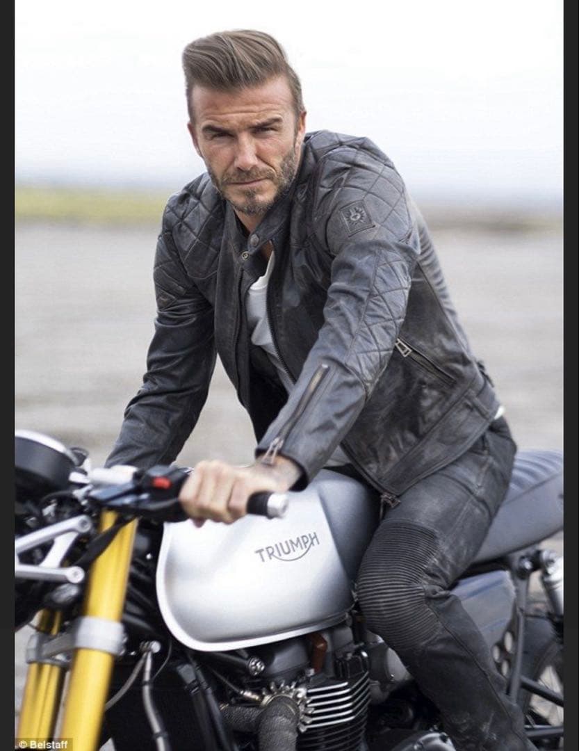 【新品】UABONI レザージャケット フランス 最上級牛革 XL ベッカム愛用