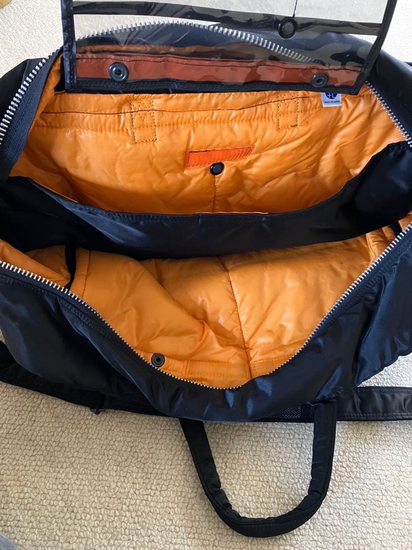 porter タンカー　ボストンバック大　黒