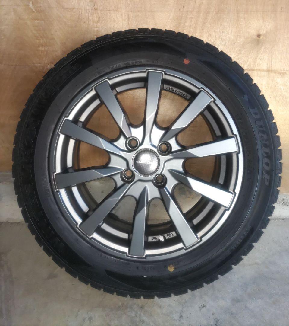 スタッドレスタイヤ付きホイール4本セットEUROTECH 175/65R15