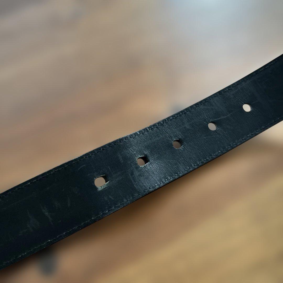 LOUIS VUITTON 黒レザーベルト