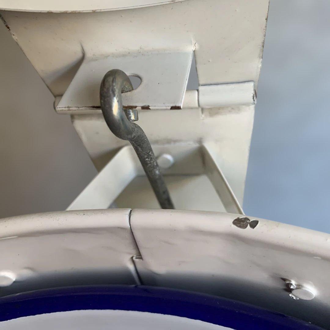 【未使用】【レトロ】マツヨシ　足踏汚物投入器　ペダル式　ゴミ箱　汚物缶