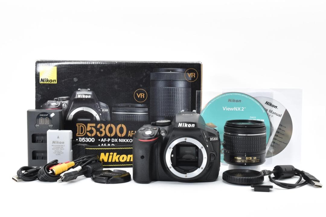お値下げ歓迎・ほぼ新品 Nikon D5300 18-55 S数6773回 72