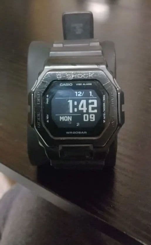 CASIO Gショック GBX-100デジタル腕時計 ブラック