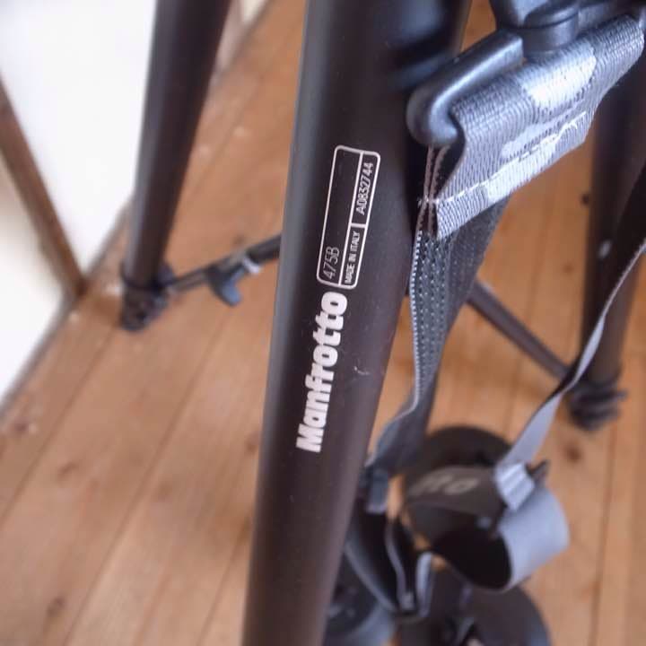 Manfrotto 三脚 大型三脚　雲台 サポート ストラップ セット