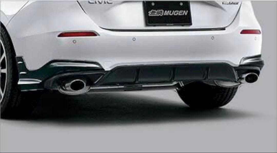 MUGEN(無限) リアアンダースポイラー ブラック シビック FL1/FL4