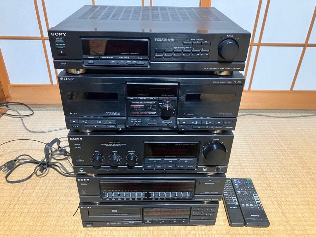 SONY LBT-V725 コンポ　動作未確認　ジャンク品