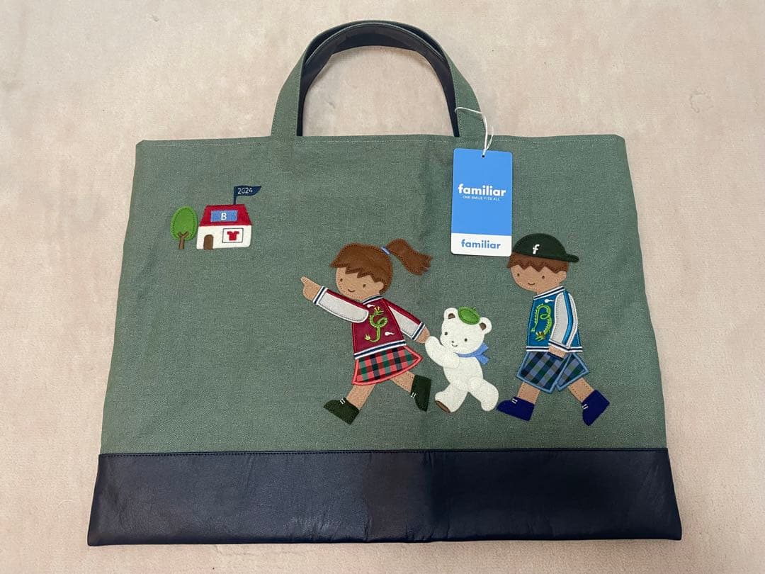 た*迎様 BEAMS JAPAN × familiar デニムバッグ　干支　辰