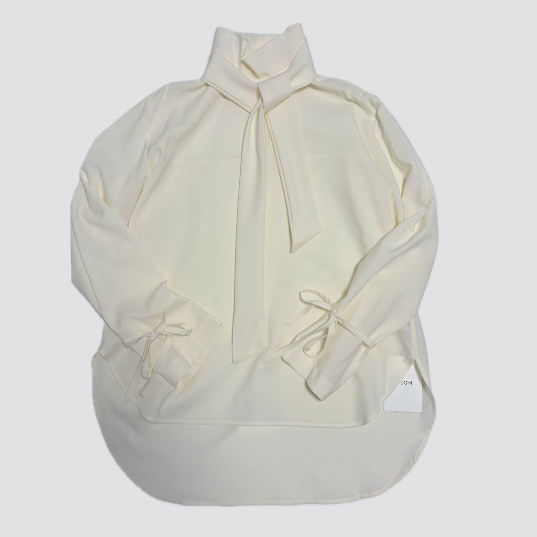 トップス UJOH Bow Tie Shirt Vanilla