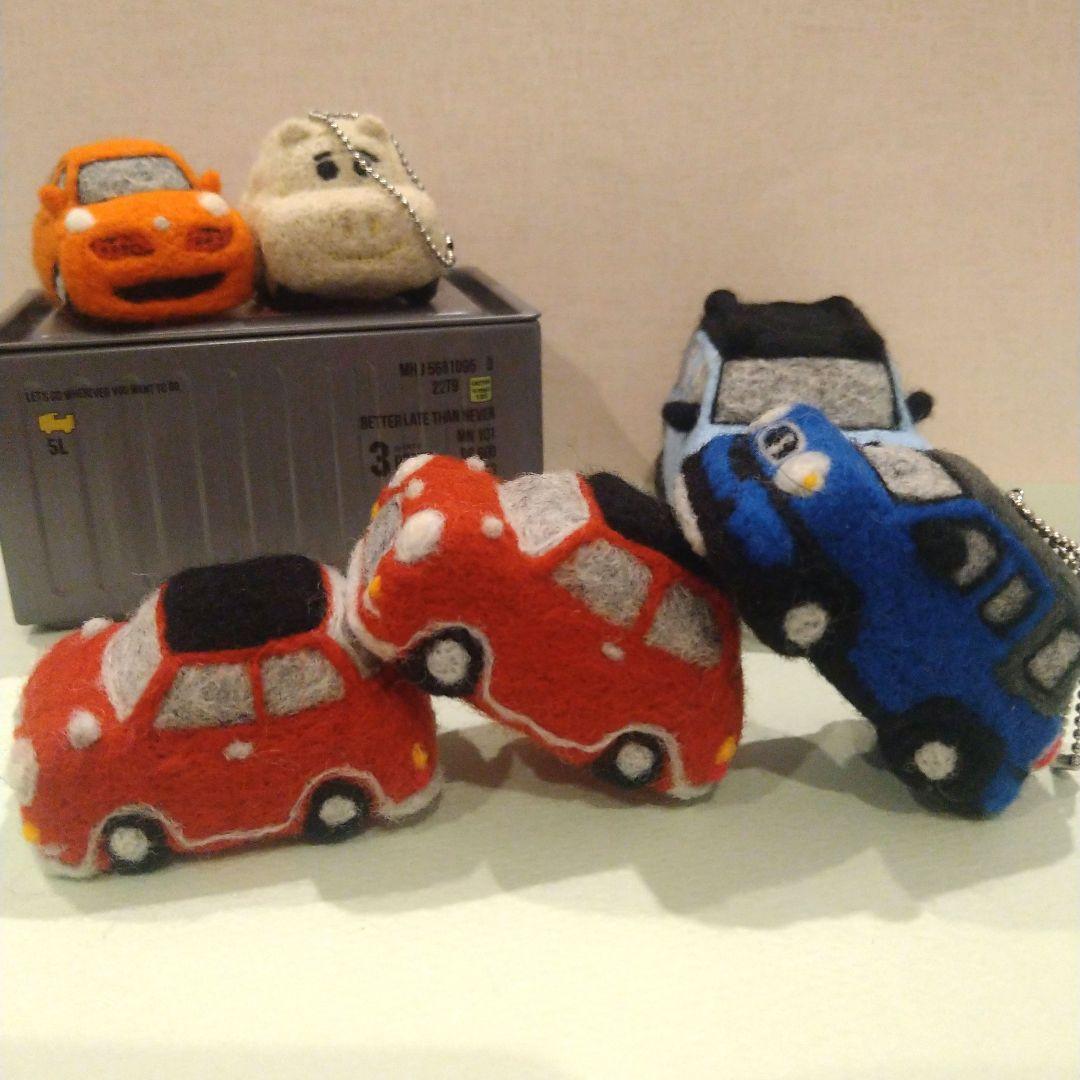 ※ぽんすけページ※羊毛フェルトで作る車※