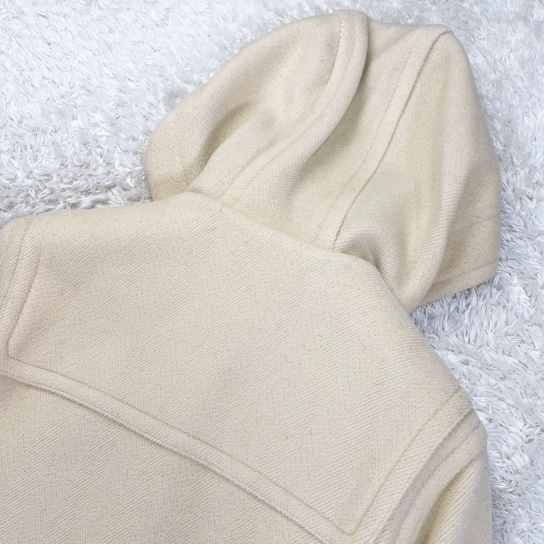 BURBERRY ダッフルコート ヘリンボーン織 ムーアブルック 水牛