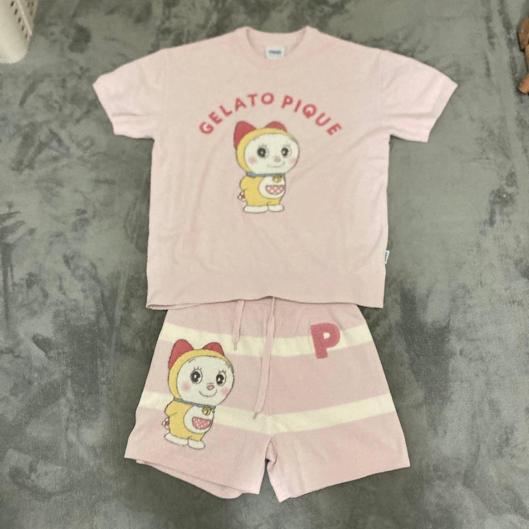 【新品未使用】ジェラートピケ ドラミちゃん　セットアップ