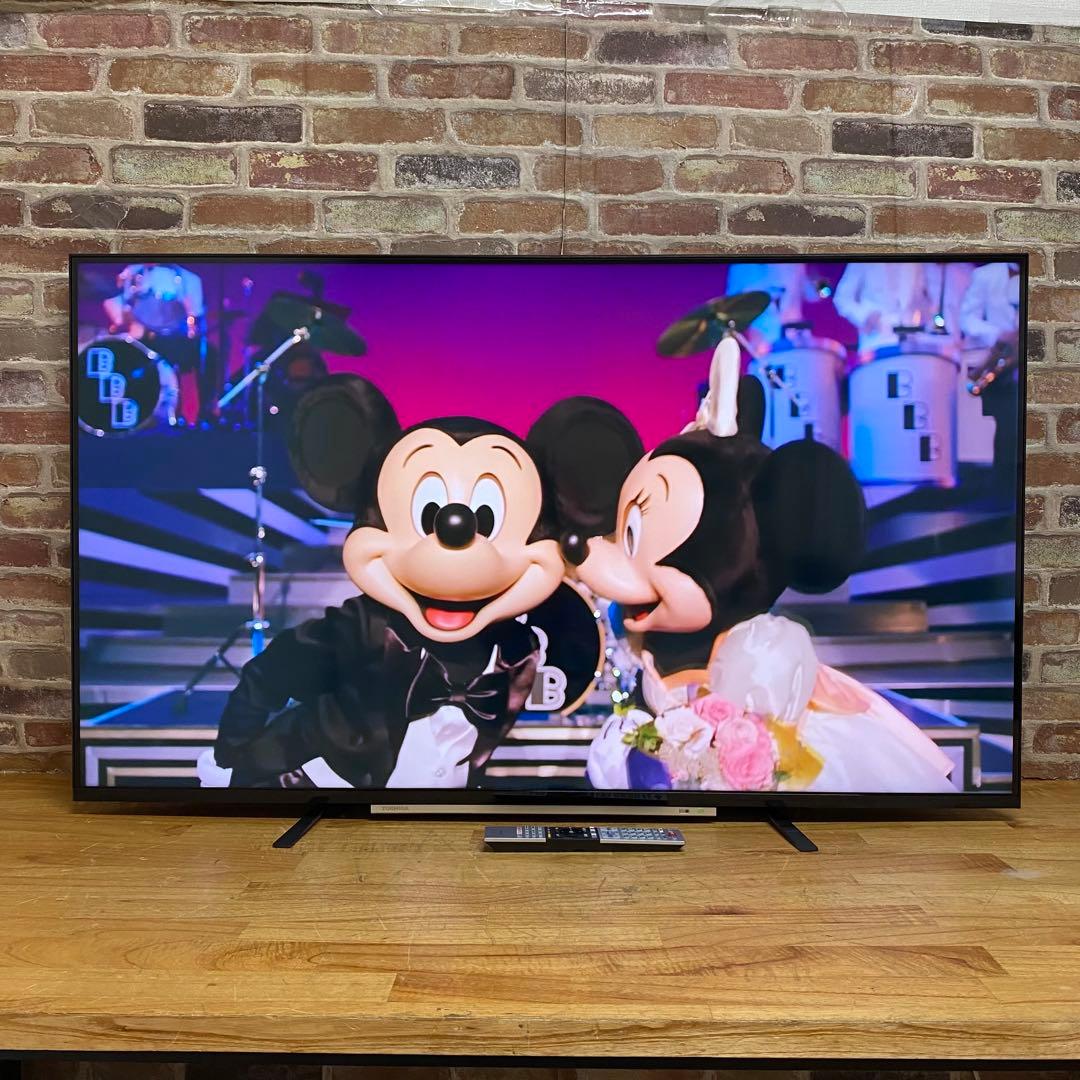 東芝 55V型 4Kチューナー内蔵 液晶テレビ レグザ 55M520X W録画○