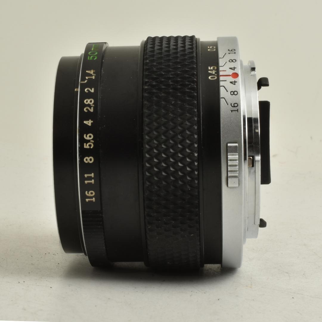 整備済 完動 Olympus OM-1ブラック 50mm F1.4 露出計OK!