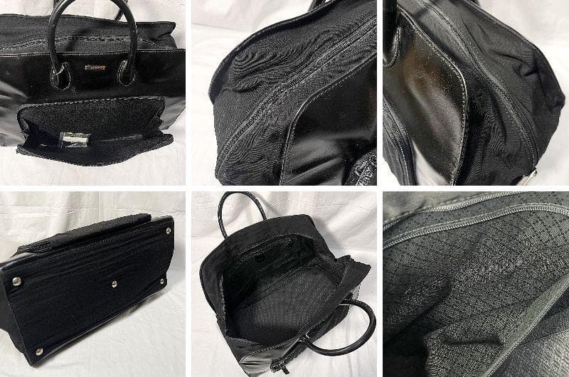 希少 GUCCI グッチ トムフォード ボストンバッグ コンビ レザー ブラック