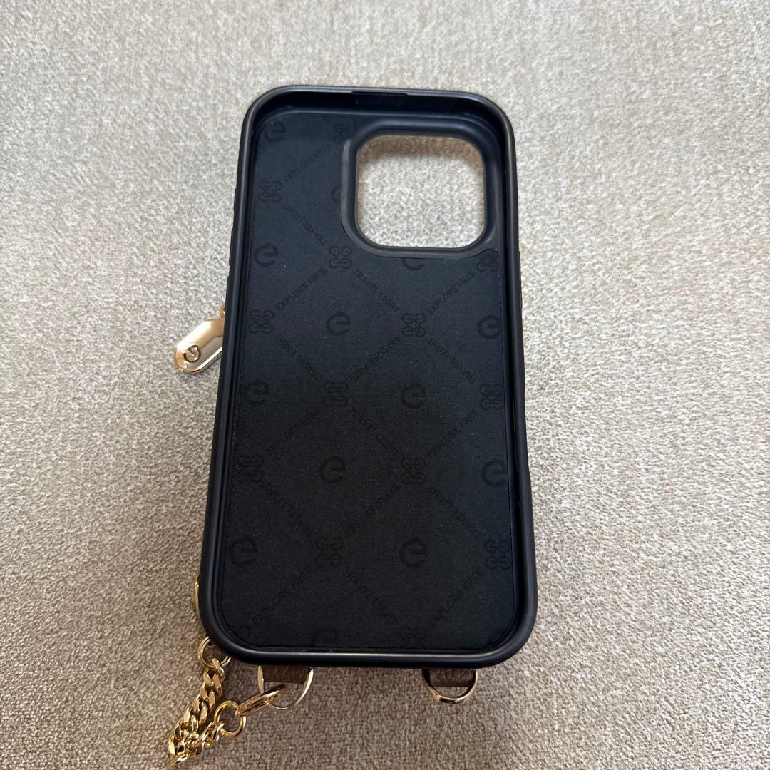 CUSTYPE iPhone用レザー調ケース モカ　iPhone16pro