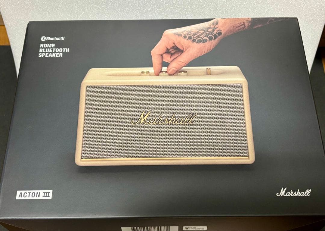 MarshallワイヤレススピーカーActon III クリーム