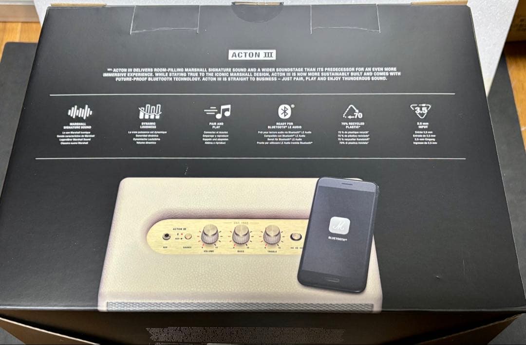 MarshallワイヤレススピーカーActon III クリーム