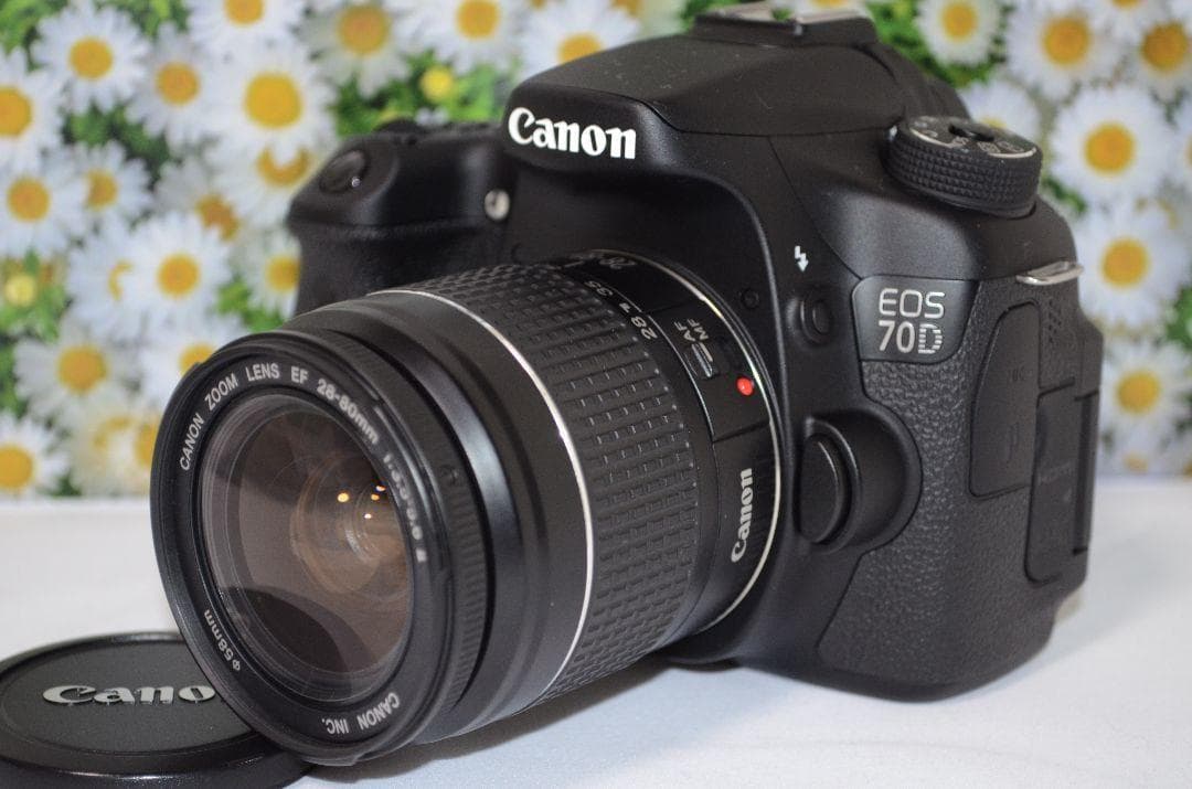 Wi-Fi内蔵❤Canon EOS 70D❤高画質❤動画撮影❤おすすめ一眼レフ❤