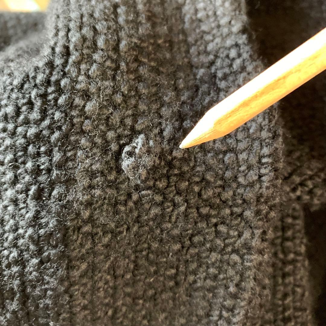 《古着》　Burberry London バーバリーロンドン　ニットコート　黒色