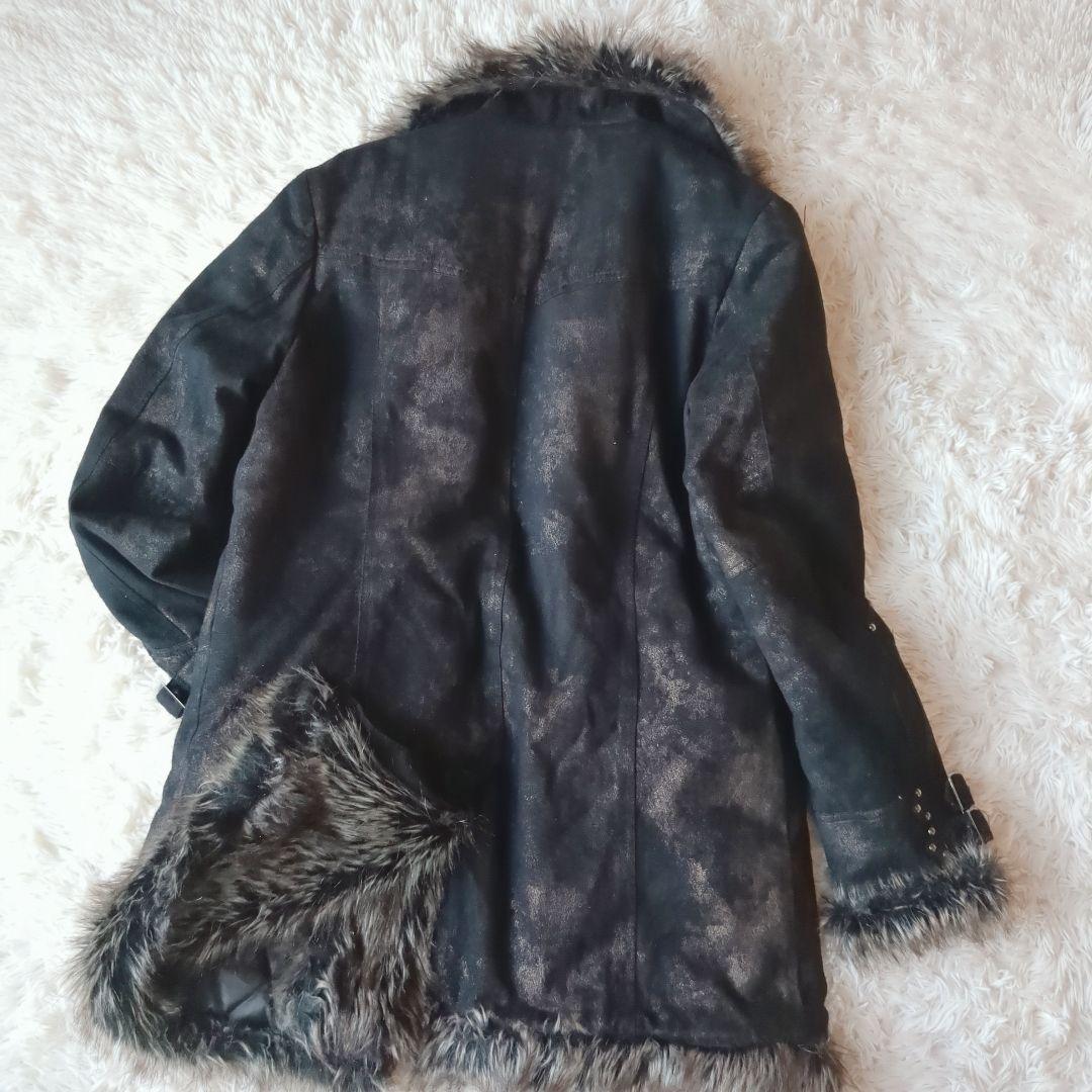 in the attic Y2K ファーフェイクムートンジャケット お兄系 平成